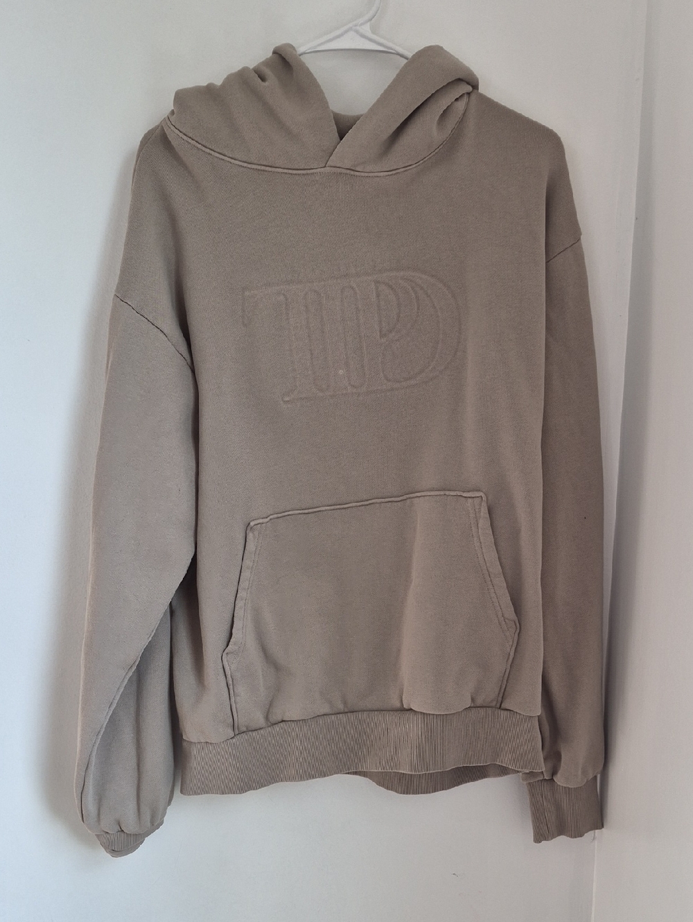 Taylor Swift TTPD Crewneck Hoodie in Taupe